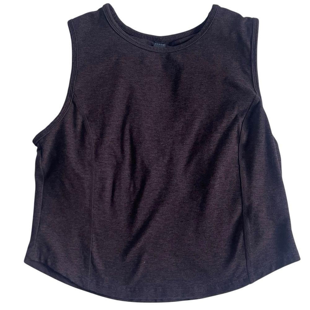 Zobha Size Medium Purple Heather Sleeveless Tank Top